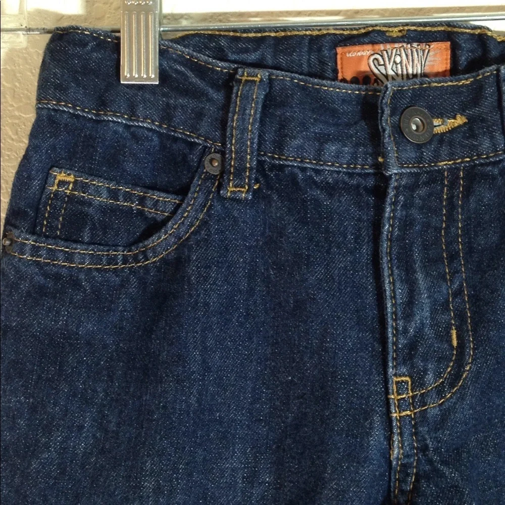 FINAL MARKDOWN Girl's Old Navy Skinny Dark Rinse Blue Jeans 10